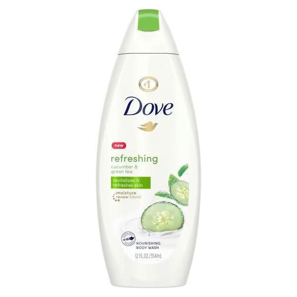 Dove Cool Moisture Body Wash 22 fl. oz. Bottle, PK6, Dove, Mfr#: 12339